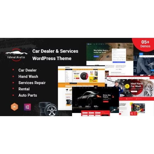 IdealAuto Car Dealer Services WordPress Theme