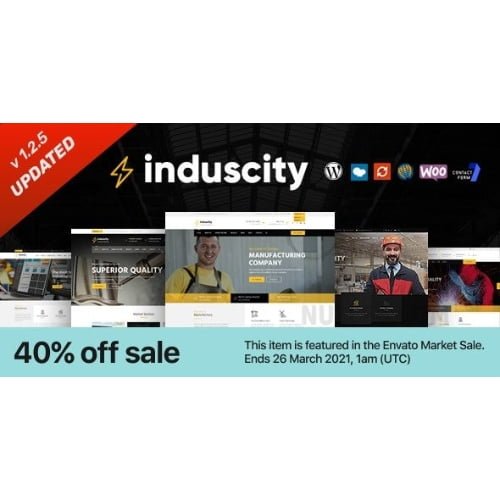 Induscity Factory and Manufacturing WordPress Theme
