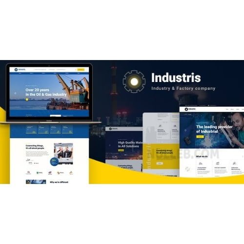 Industris Factory Business WordPress Theme
