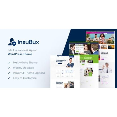 Insubux Insurance Company WordPress Theme 1
