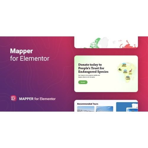 Interactive World Map for Elementor – Mapper