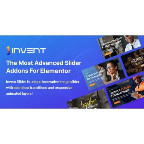Invent Slider for Elementor