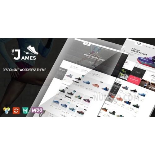 James Responsive WooCommerce Shoes Theme