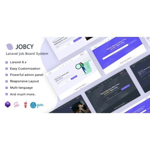 Jobcy Laravel Job Board Multilingual System Nulled