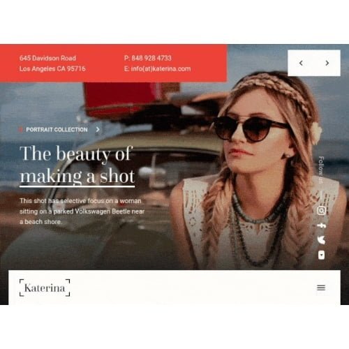 Katerina Photography Portfolio WordPress Theme Nulled