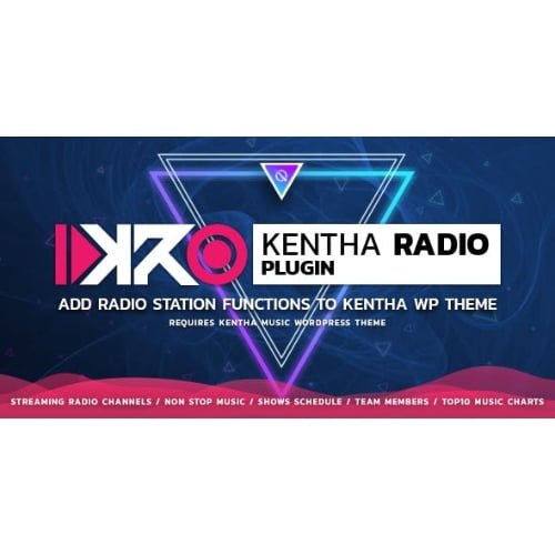 KenthaRadio Addon for Kentha Music WordPress Theme To Add Radio Station and Schedule Functionality