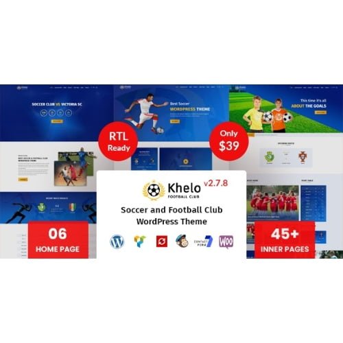 Khelo Soccer Sports WordPress Theme Nulled