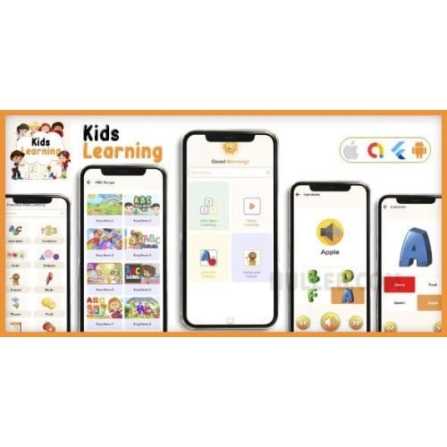 Kids learning App kids all in one learning flutter app Flutter Android iOS App V2
