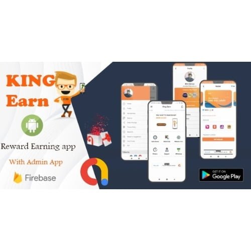 KingEarn Android Rewards Earning App With Admin App Nulled