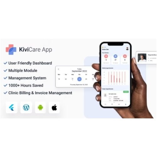 KiviCare Flutter 3.x App Clinic Patient Management System Free Download