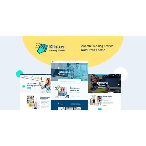 Klinixer Cleaning Services WordPress Theme Nulled 1