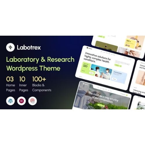 Labotrex Laboratory Science Research WordPress Theme