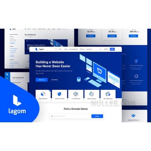 Lagom WHMCS Theme