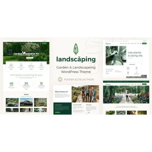 Landscaping Garden Landscaper WordPress Theme Nulled 1
