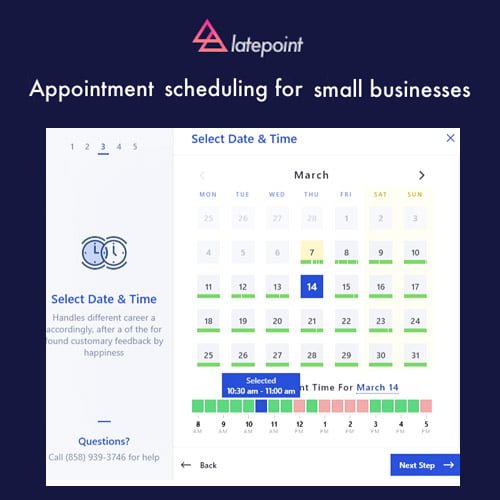 LatePoint Appointment Booking Reservation plugin for WordPress