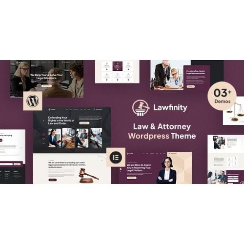 Lawfinity Law and Attorney WordPress Theme
