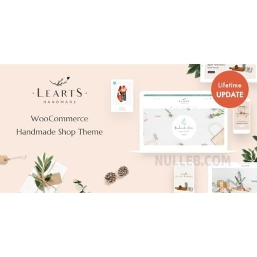 LeArts Handmade Shop WooCommerce WordPress Theme