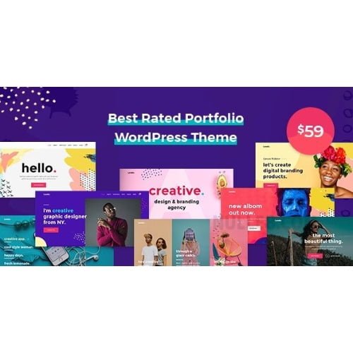 Leedo – Modern Colorful Creative Portfolio WordPress Theme