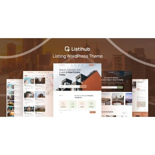 Listihub Listing WordPress Theme