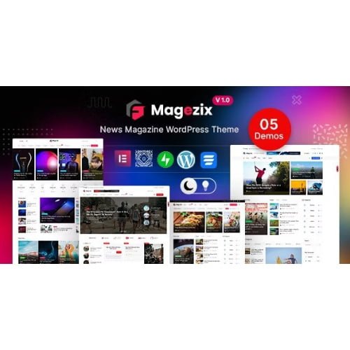 Magezix Newspaper Magazine WordPress Theme