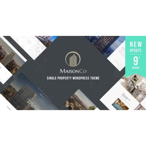 MaisonCo Single Property WordPress Theme