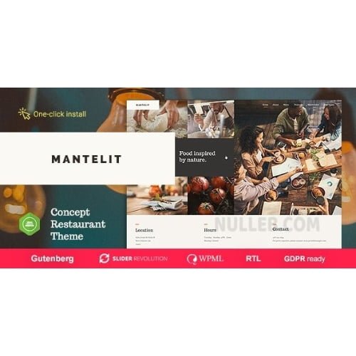 Mantelit Restaurant WordPress Theme