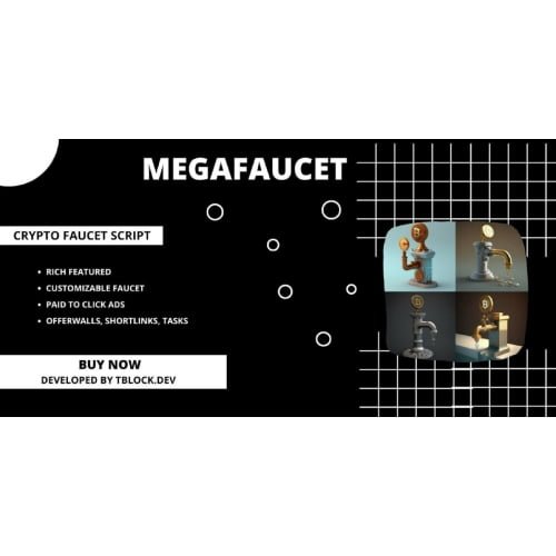 MegaFaucet Crypto Faucet Script 1152x576 1