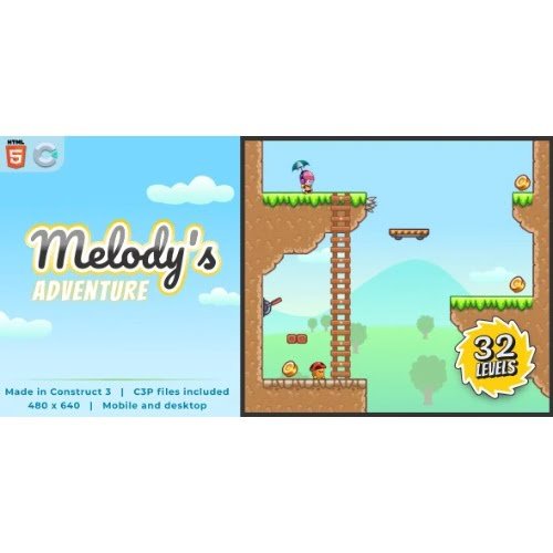 Melodys Adventure HTML5 Platform game