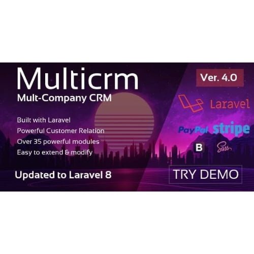 Multicrm Multipurpose Laravel CRM Nulled