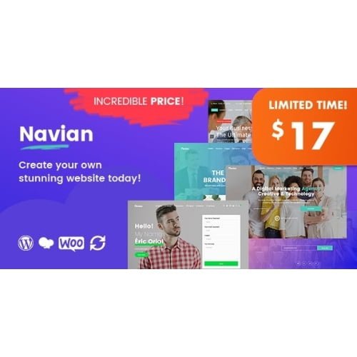 Navian Multi Purpose Responsive WordPress Theme Nulled