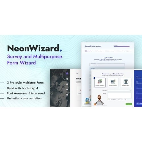 NeonWizard – Questionnaire Multistep Form Wizard Nulled 1
