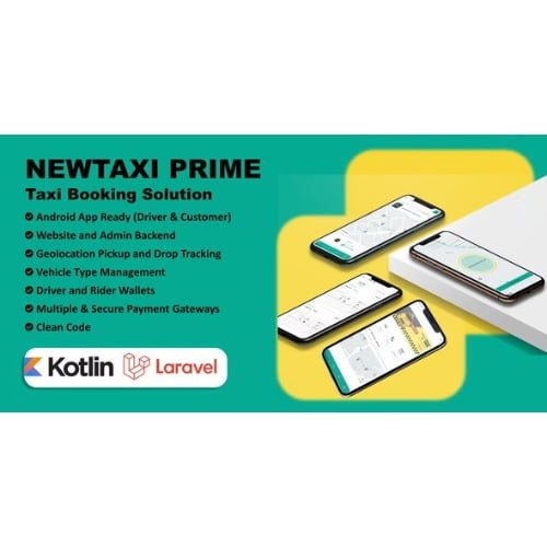 NewTaxi Prime Taxi App With Admin Panel Multi Payment Gateway Wallet Money Transfer