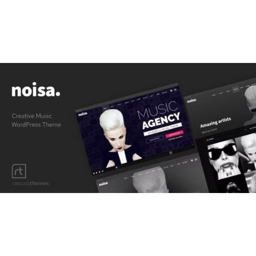 Noisa Music Producers Bands Events Theme for WordPress Free Download