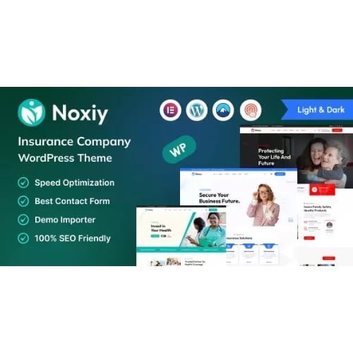 Noxiy Nulled Insurance Company WordPress Theme Free Download