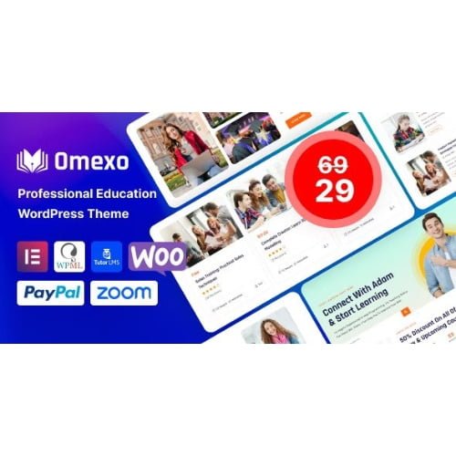 Omexo Education Online Courses WordPress Theme