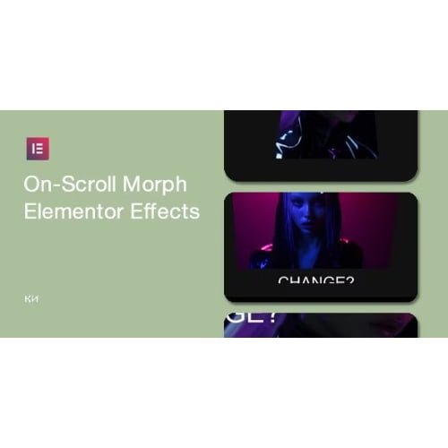 On Scroll Morph Effects for Elementor