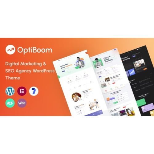 OptiBoom – Digital Marketing SEO Agency WordPress Theme