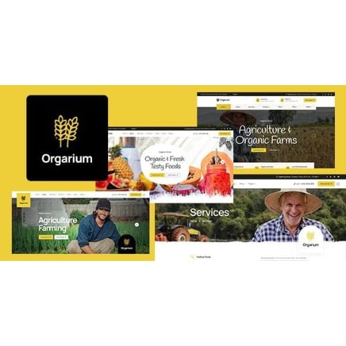 Orgarium Agriculture Organic Farm WordPress Theme