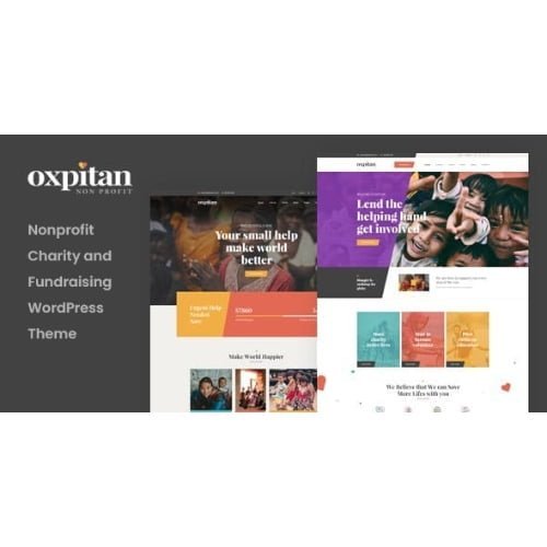 Oxpitan – Nonprofit Charity WordPress Theme Nulled