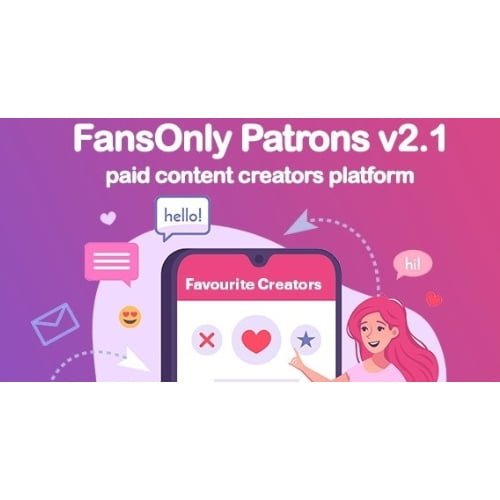 PHP FansOnly Patrons Paid Content Creators Platform by crivion Nulled 1