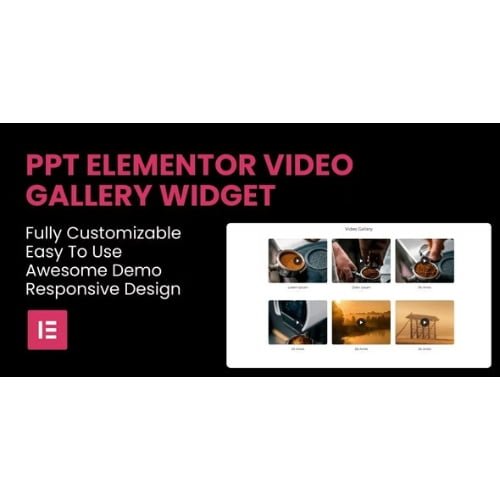 PPT Video Gallery Elementor Widget