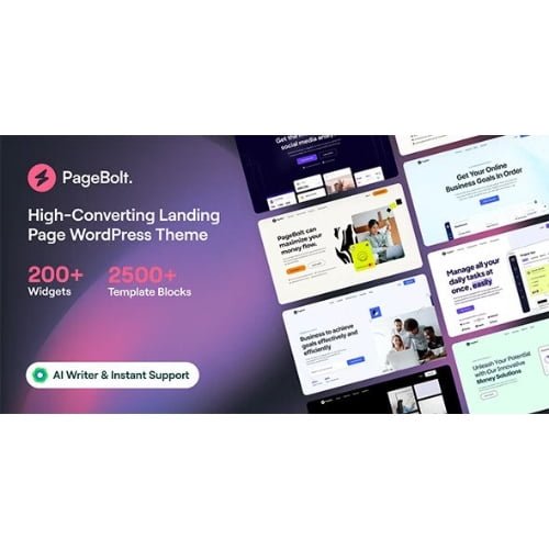 PageBolt Landing Page WordPress Theme