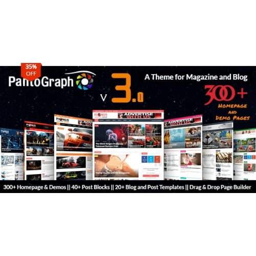 PantoGraph Newspaper Magazine Theme