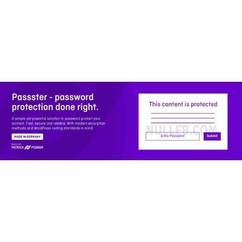 Passster – Password Protection