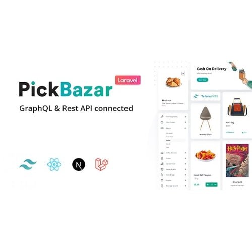 Pickbazar Laravel React Next REST GraphQL Ecommerce With Multivendor Free Download