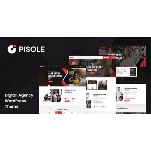 Pisole Digital Creative Agency WordPress Theme