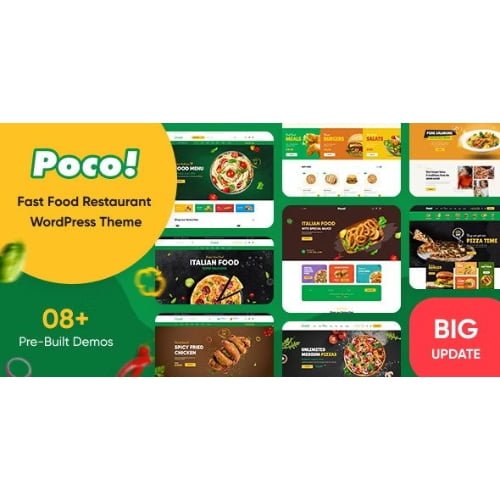 Poco Fast Food Restaurant WordPress Theme