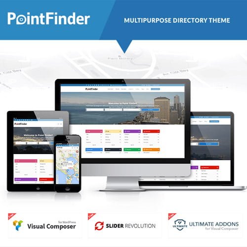 Point Finder Directory Listing WordPress Theme