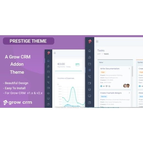 Prestige Grow CRM Theme