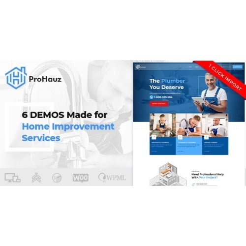 ProHauz Nulled Handyman Plumber Free Download